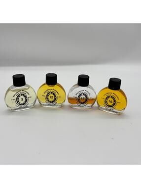 Vintage Hallbrook Of Canada Perfume Lot of 4 Bottles 7ML #3 #12 #15 #16